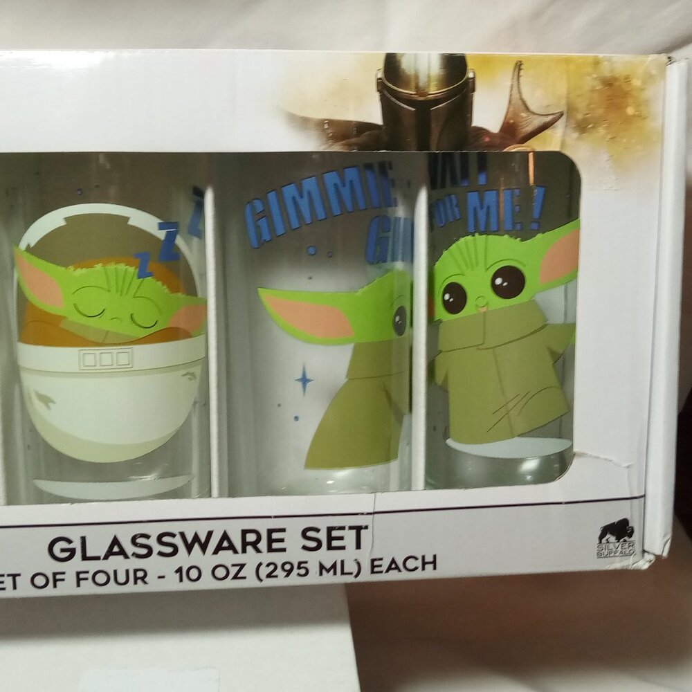 Star Wars Mandalorian Glass Set